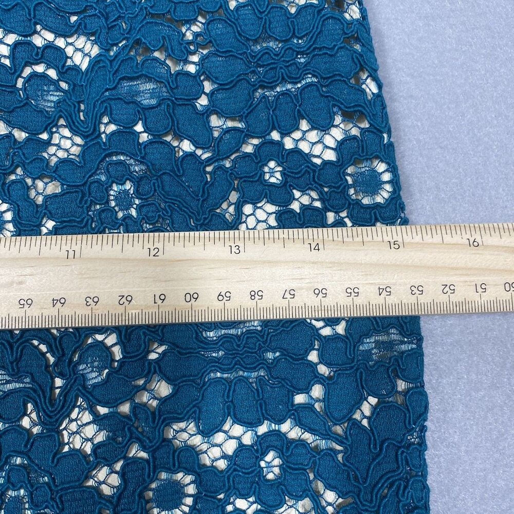 House of CB London Peacock Blue Lace Lareina Skirt Small NWT Spring Break Event - Picture 12 of 14